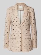 Regular fit blazer met reverskraag, model 'KATE'