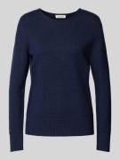 Gebreide pullover met ribboorden, model 'Aliv'