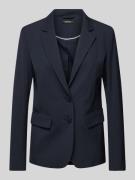 Regular fit blazer met reverskraag