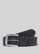 Leren riem met label in reliëf, model 'LOIRE'