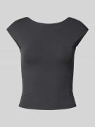 T-shirt met ronde hals