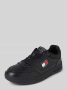 Leren sneakers met labeldetails, model 'CUPSOLE LEATHER'