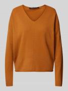 Gebreide pullover met V-hals