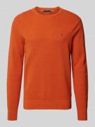 Gebreide pullover met ronde hals