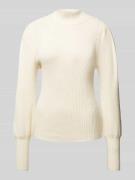 Gebreide pullover met opstaande kraag, model 'KATIA'