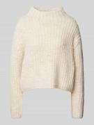 Gebreide pullover met ribboorden, model 'Perke'