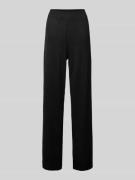 Wide leg stoffen broek met elastische band, model 'CITY'