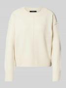 Regular fit gebreide pullover met borstnaad, model 'ESTI'