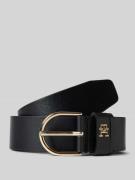 Leren riem met doornsluiting, model 'EFFORTLESS'