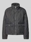 Regular fit jack met golvende doorgestikte naden en denimlook, model '...