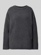 Pullover met lange mouwen en zijsplitten, model 'NANCY'