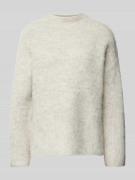 Comfort fit gebreide pullover met wol, model 'MALA'