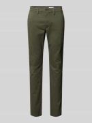 Slim fit chino met achterzakken, model 'AUSTIN'