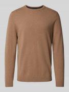 Gebreide pullover met ronde hals