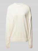 Oversized gebreide pullover met ronde hals