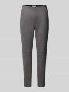 Slim fit stoffen broek met deelnaad