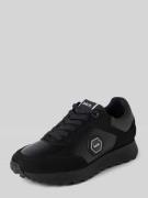 Herensneakers met labeldetails, model 'Hexline'