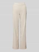 Wide leg corduroy broek met achterzakken, model 'Jenny'