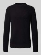 Gebreide pullover met ribboorden, model 'VIGGO'