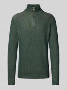 Gebreide pullover met schipperskraag