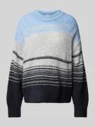 Relaxed fit pullover met strepen