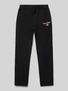 Sweatpants met labelstitching