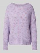 Gebreide pullover met ronde hals