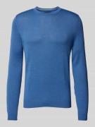 Gebreide pullover met ronde hals