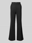 Wide leg stoffen broek met persplooien