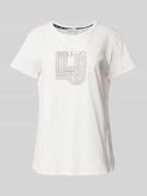 T-shirt met strass-steentjes