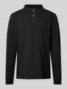 Regular fit poloshirt met labelstitching