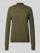 Gebreide pullover met ribboorden, model 'Aliv'