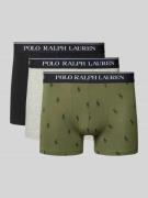 Boxershort met band met label in een set van 3 stuks