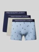 Boxershort met band met label in een set van 3 stuks