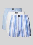 Boxershort met elastische logoband in een set van 3 stuks