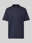 Regular fit poloshirt met borstzak