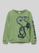 Sweatshirt met motiefprint