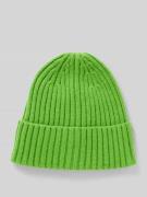 Beanie met brede omslag