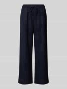 Wide leg stoffen broek met tunnelkoord, model 'Rabea'