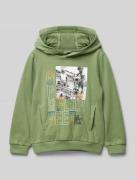 Regular fit hoodie met fotoprint