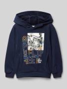 Regular fit hoodie met fotoprint