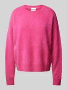 Gebreide pullover met ronde hals, model 'LOTY'