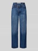 Cross fit jeans met asymmetrische sluiting, model 'C7'