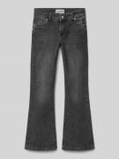 Flared fit jeans in 5-pocketmodel, model 'VERONIQUE'