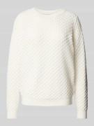 Gebreide pullover met structuurmotief, model 'Dodo'