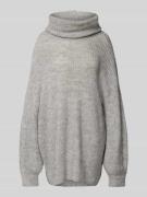 Oversized gebreide pullover met col, model 'JUNA'