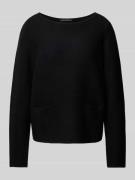 Gebreide pullover met zakken