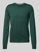 Gebreide pullover van scheerwol, model 'Baram'