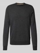 Gebreide pullover met ribboorden, model 'Eltoro'