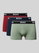 Boxershort met label in band in een set van 3 stuks, model 'Power'